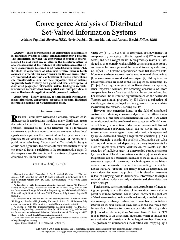 Cover of IEEE Trans. Automatic Control
